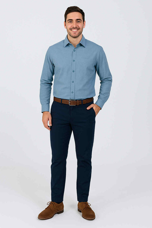 Sage Blue Long Sleeve Shirt