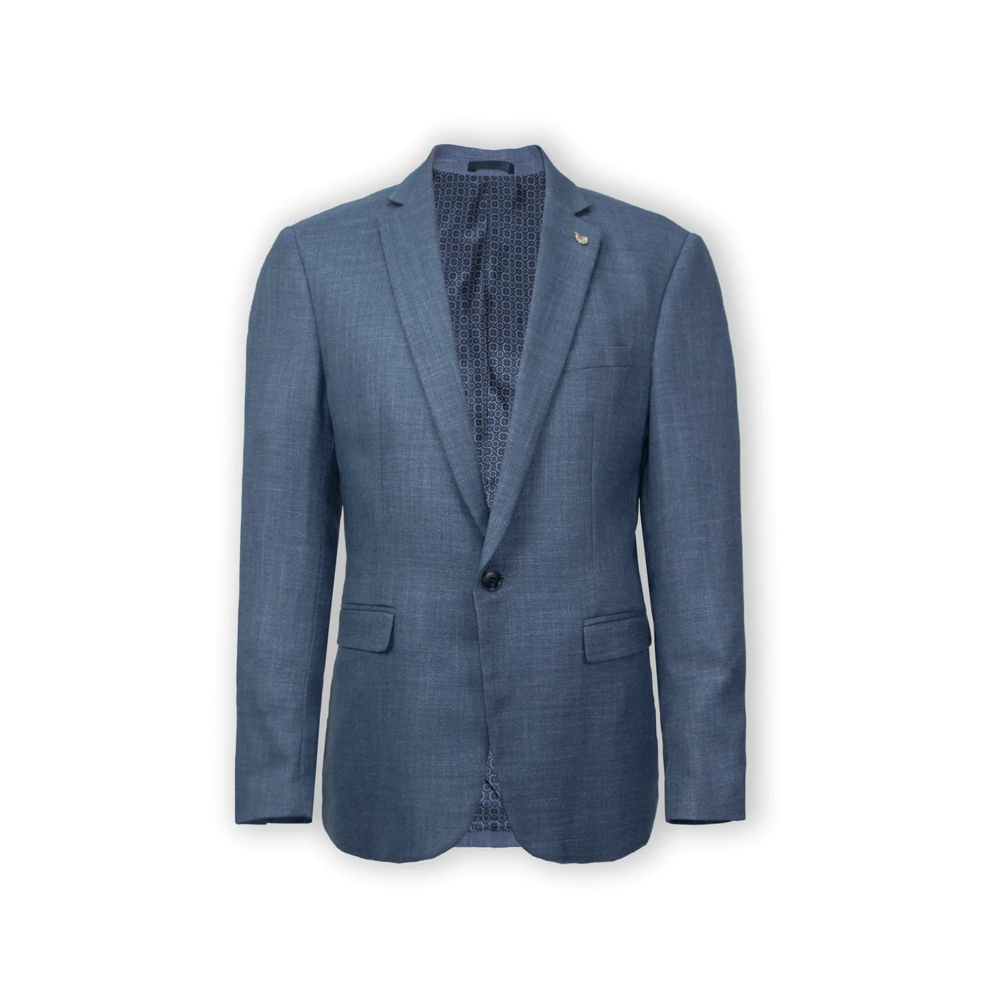 Andre Petrol Linen Blend Blazer