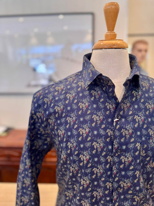 Navy Forest Shirt
