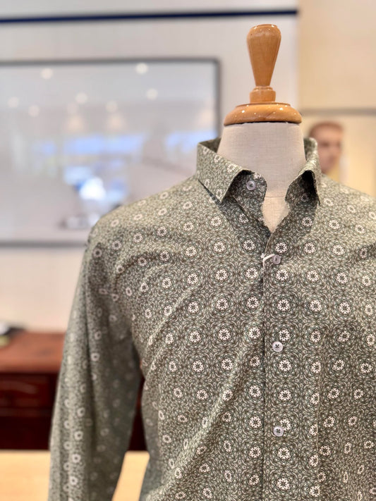 Green Paisley Shirt