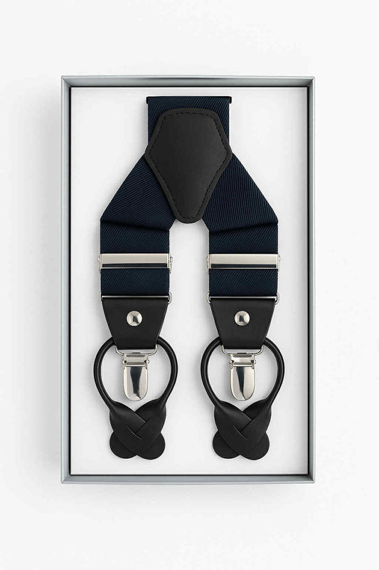 Mens Navy Braces