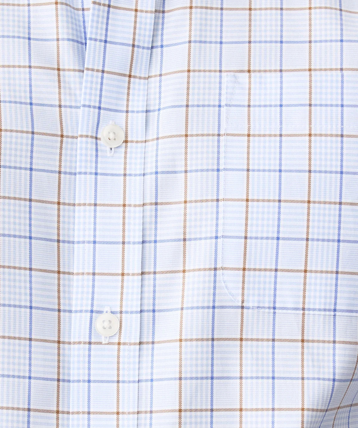 Sky Blue Easy Care Multi Check Shirt