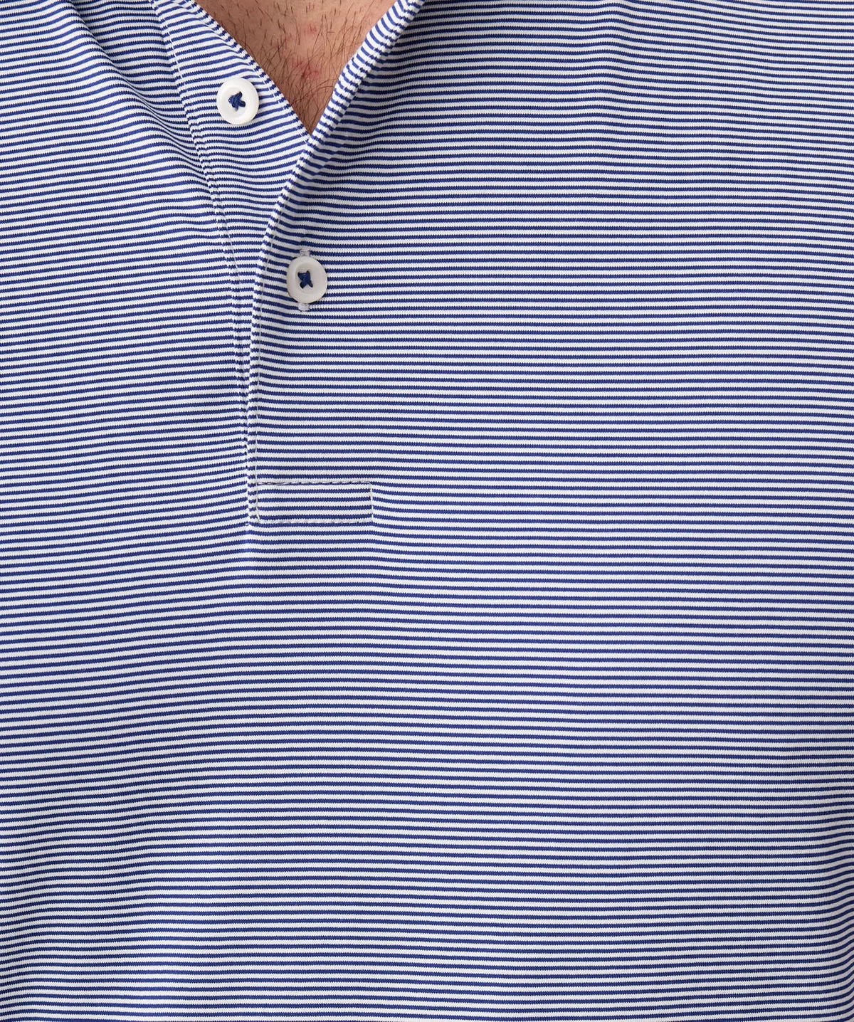 Dark Navy Gazflex Stripe Polo