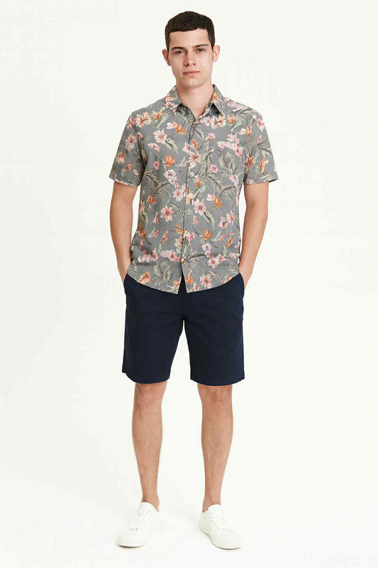 Hibiscus Bamboo Shirt
