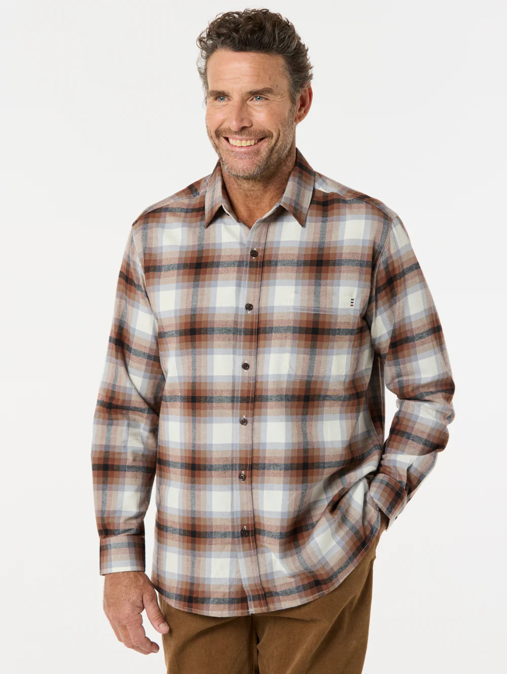 Motion Brushed Cotton Shirt