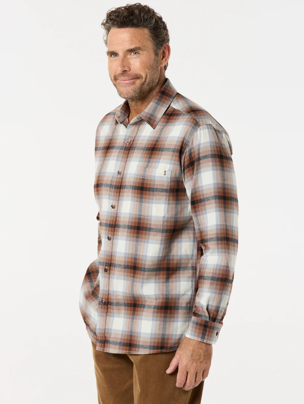 Motion Brushed Cotton Shirt