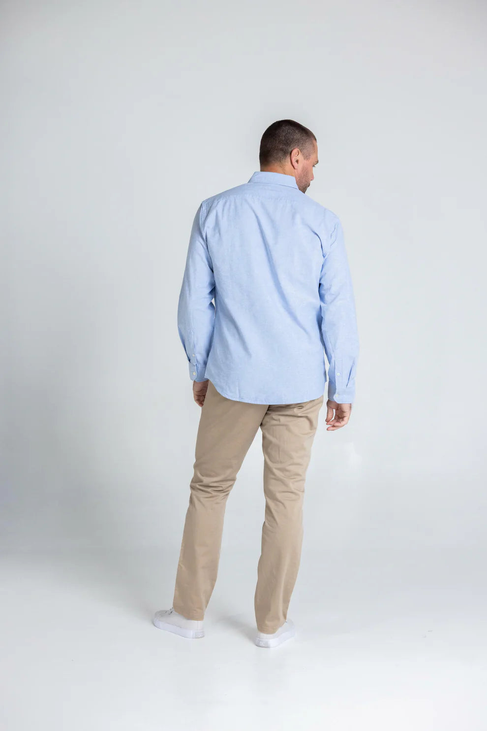 Blue Oxford Long Sleeve Shirt