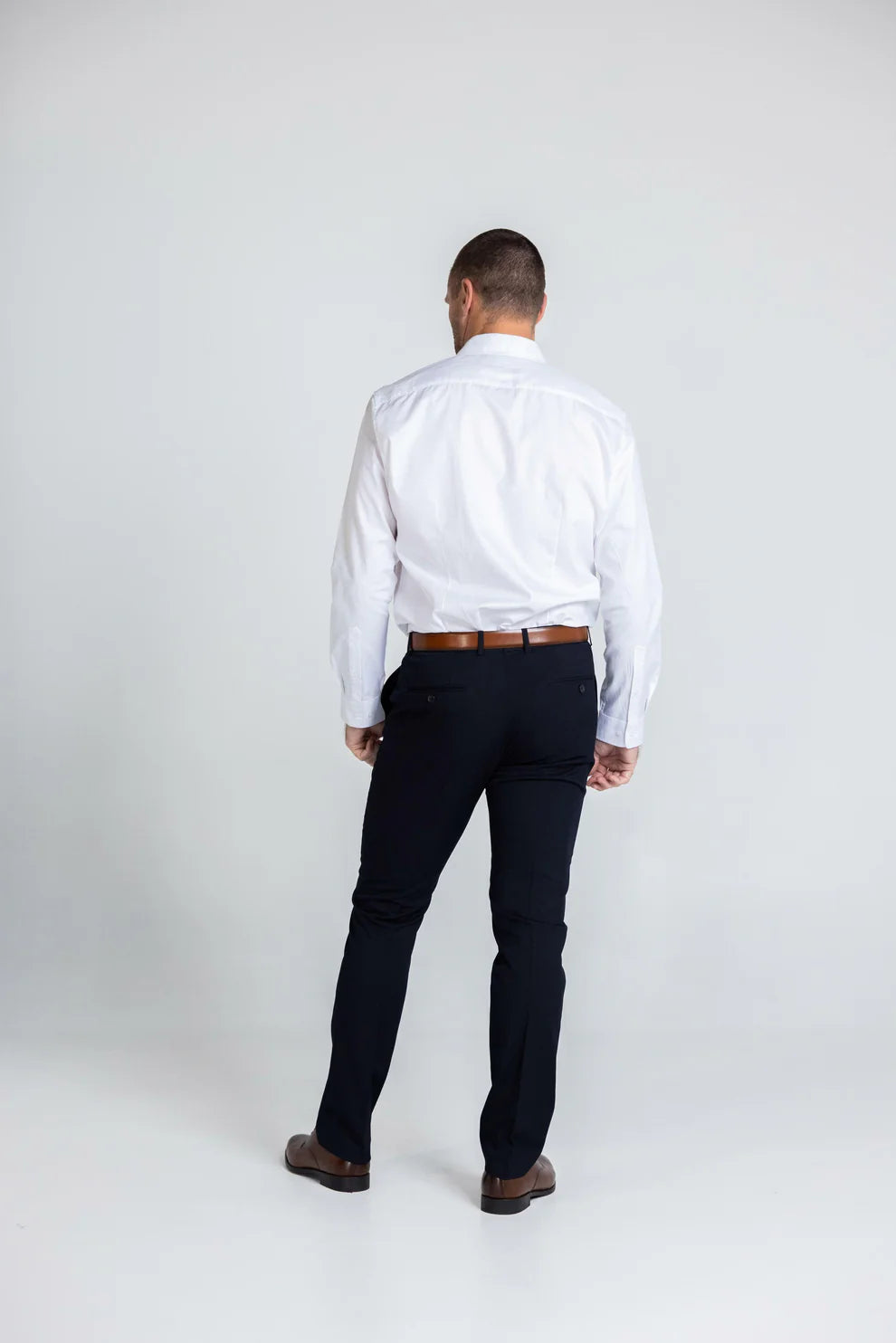 Long Sleeve White Cotton Shirt