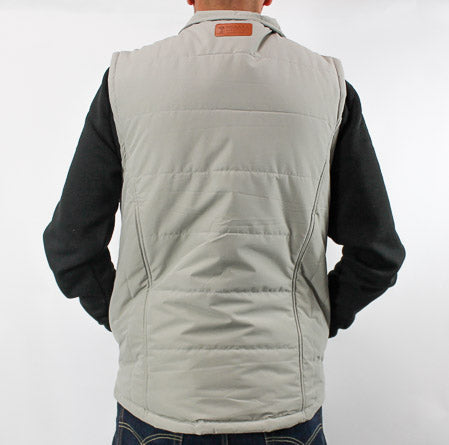 Light Grey Quilted Vest