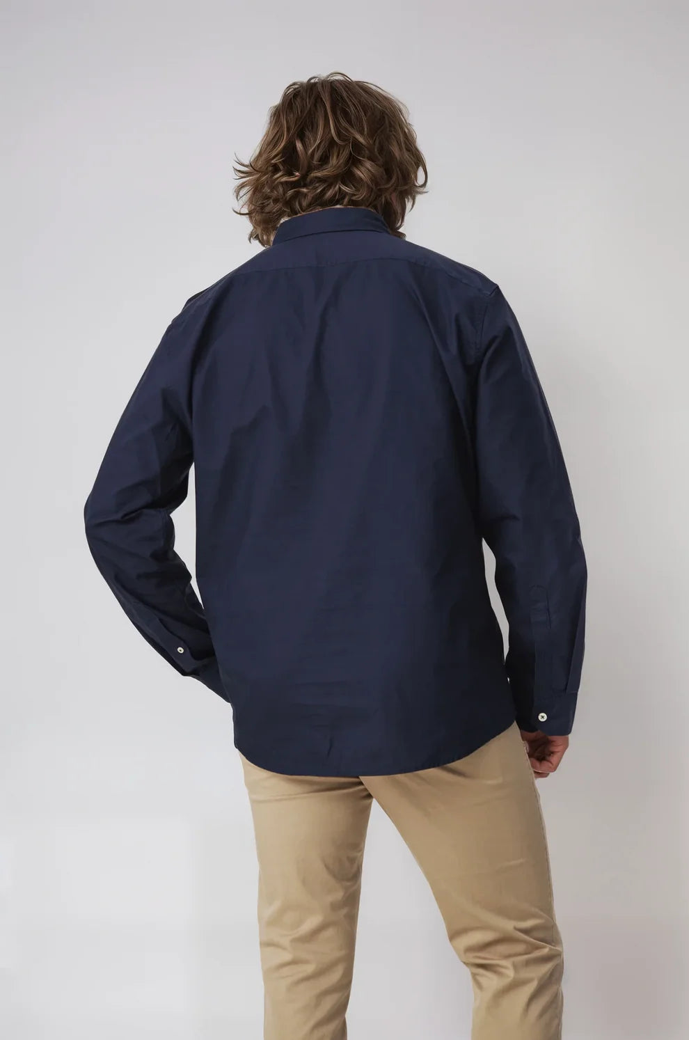 Reedy Navy Oxford Shirt
