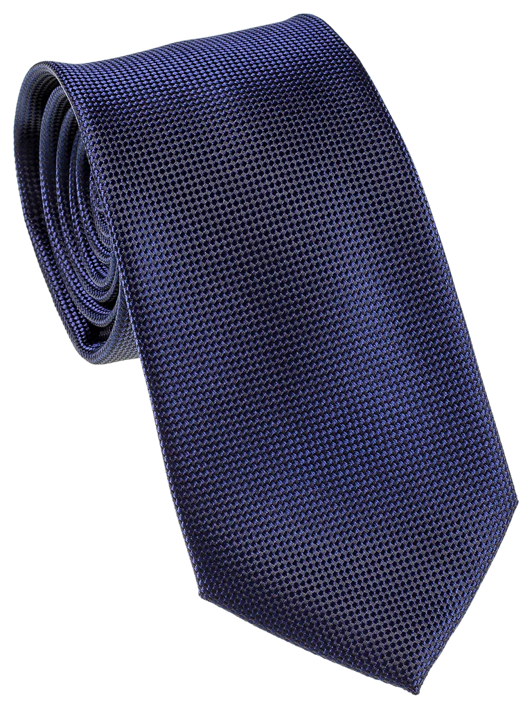 Self Pattern Navy Tie