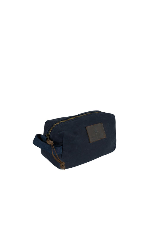 Navy Canvas Toiletry Bag