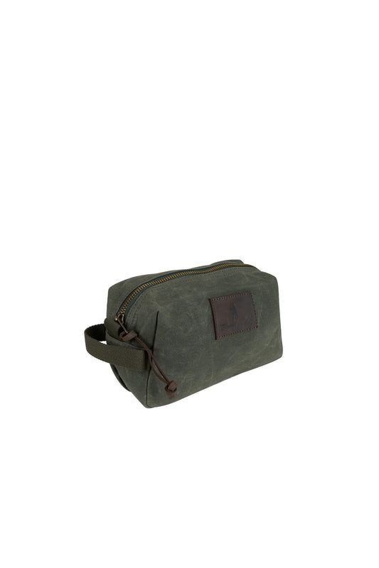 Green Canvas Toiletry Bag