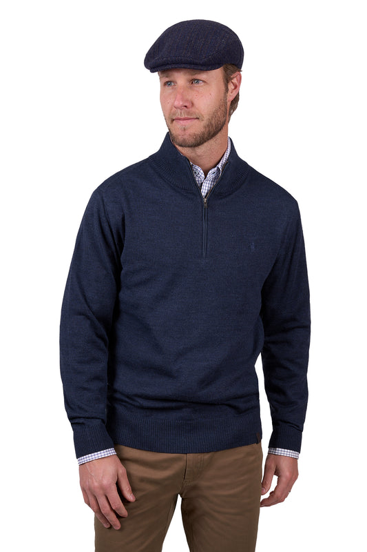 Brad 1/4 Zip Wool Sweater