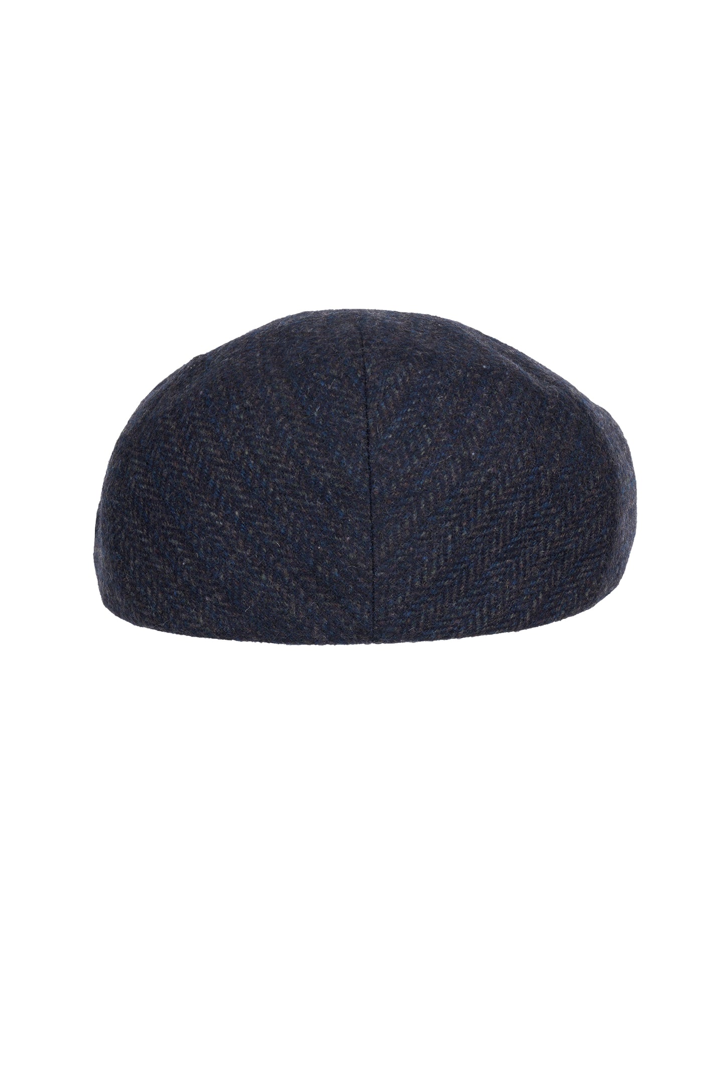 Navy Wool Driving Cap