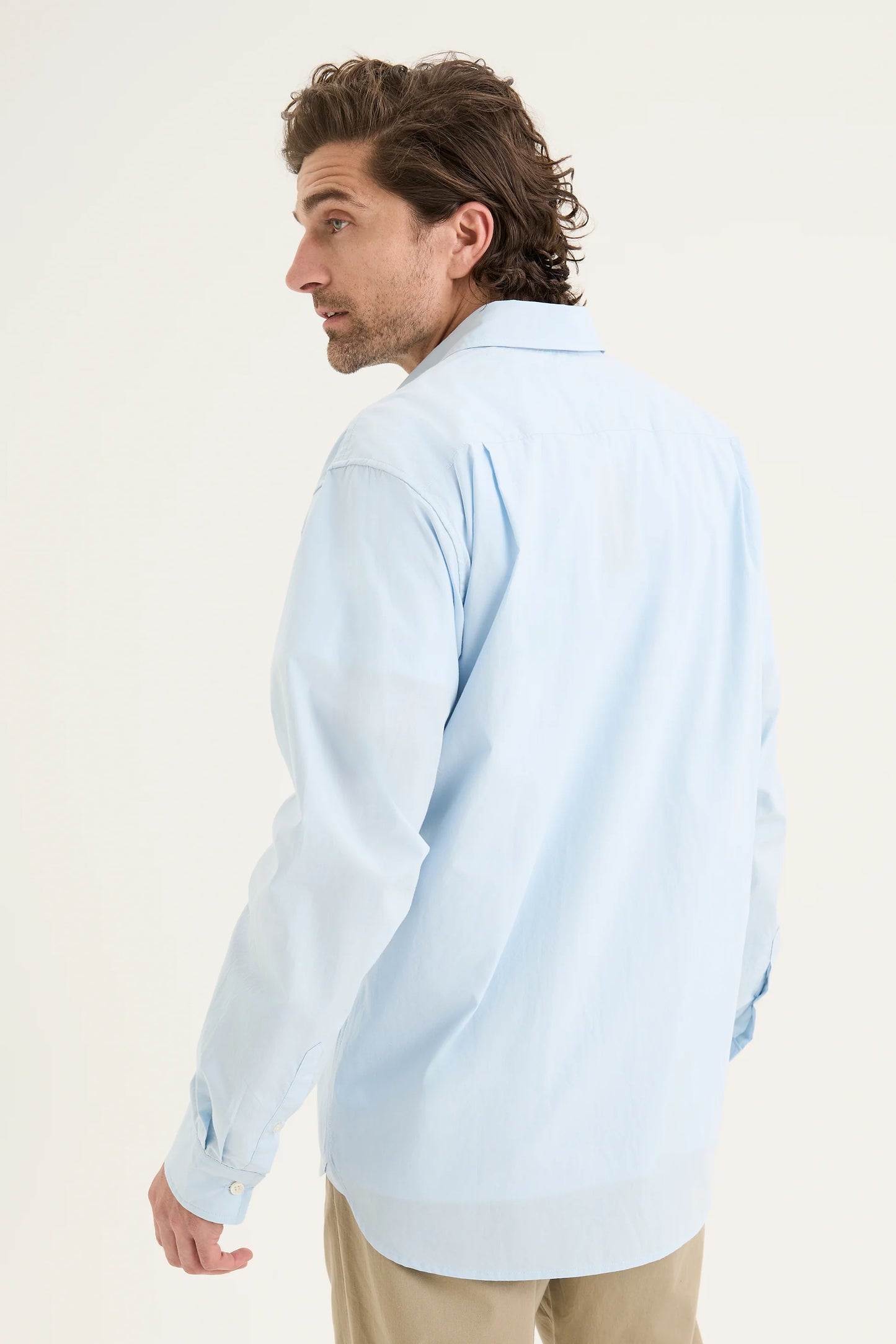 Sky Blue Cotton Shirt