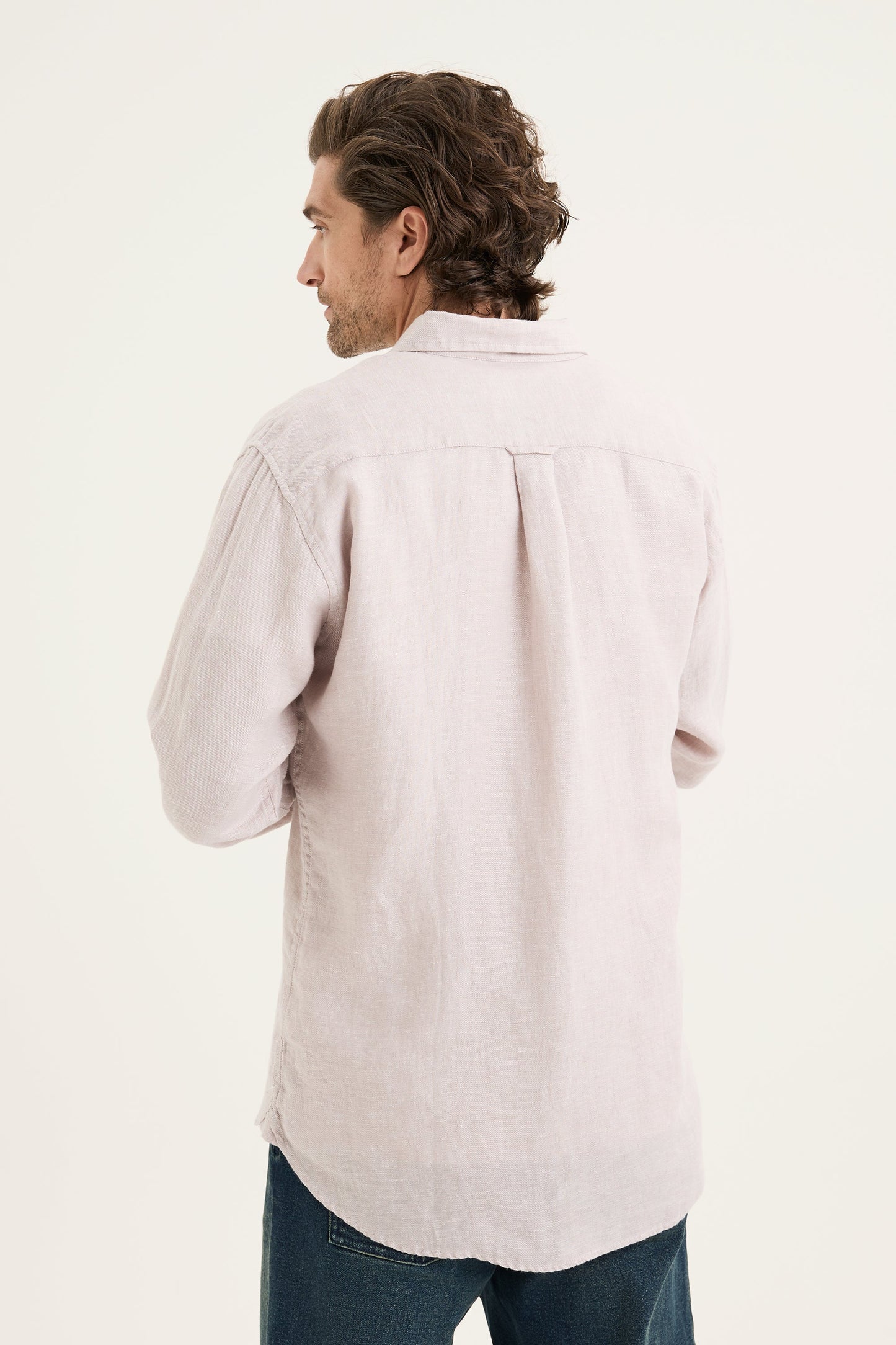 Stone Linen Shirt
