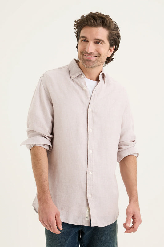 Stone Linen Shirt
