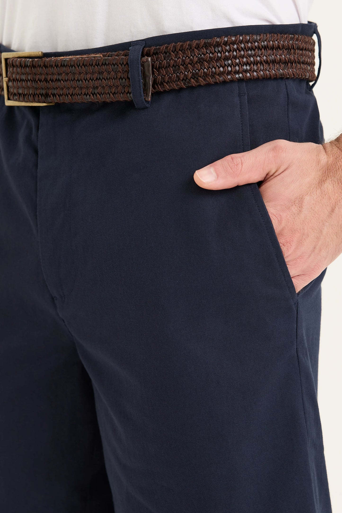 Navy Chino Short