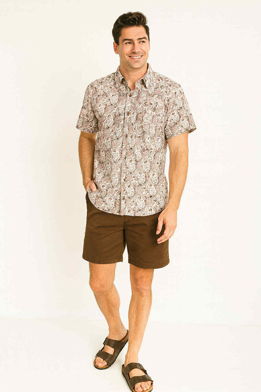 Swiss Cotton Paisley Shirt