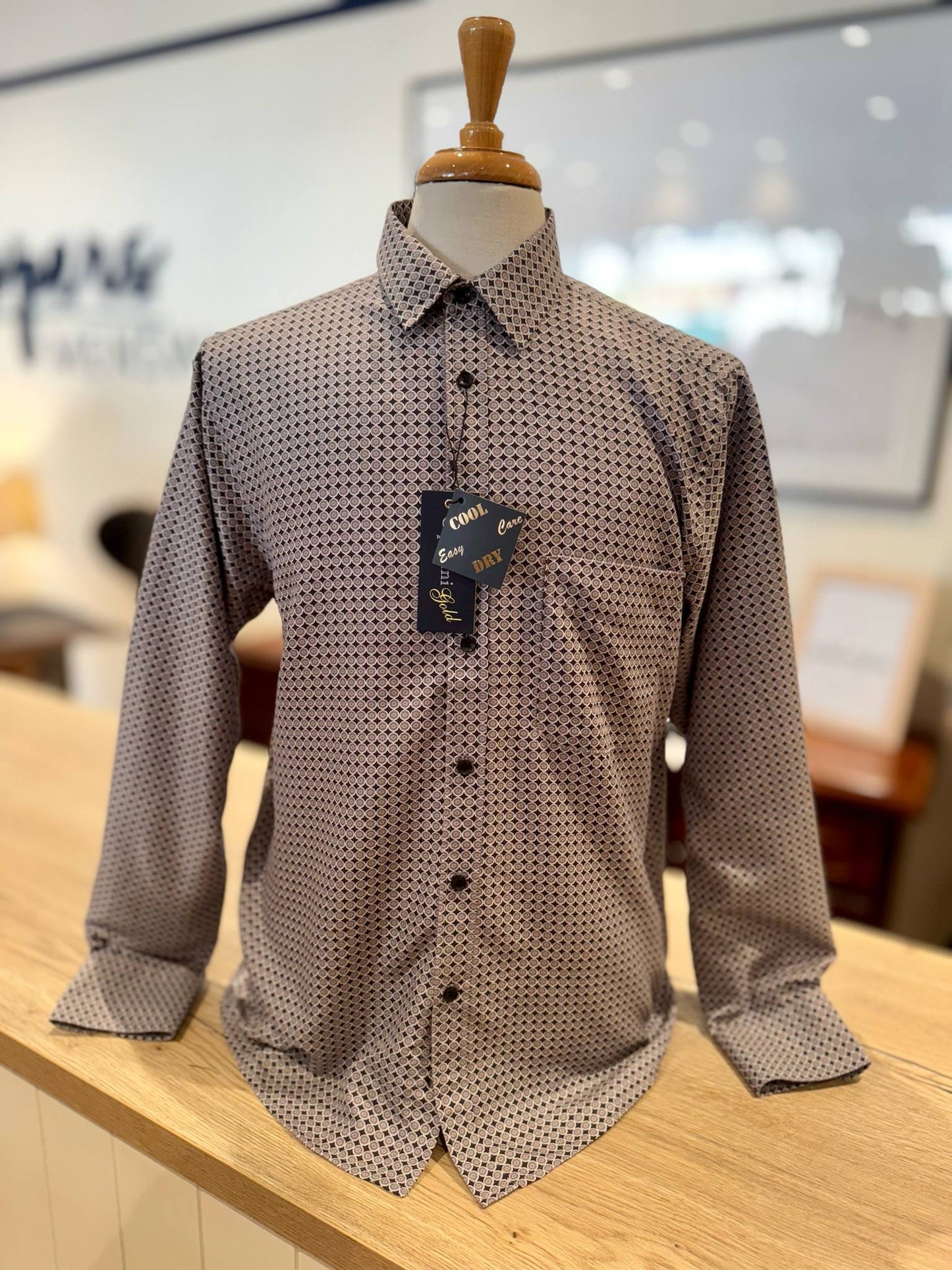 Coffee Neo Microfiber Shirt