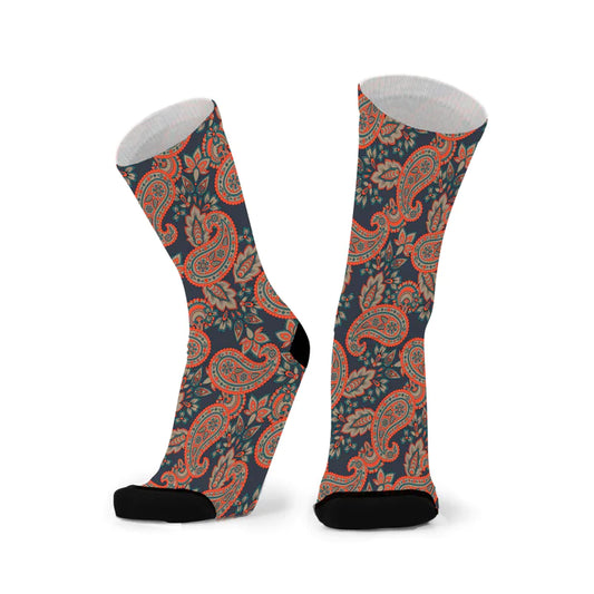 Bamboo Paisley Sox