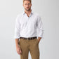 White Non Iron Twill Check