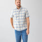 Multi Casual Slub Short Sleeve Check Shirt