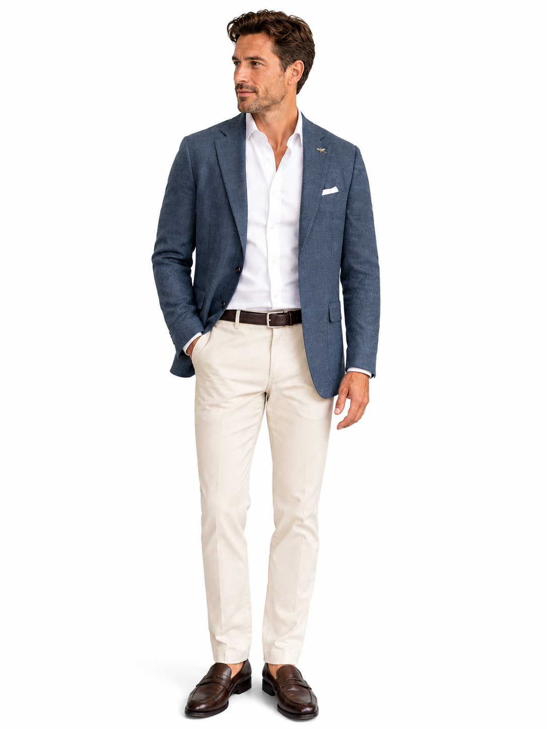 Massimo Andre' Linen Blend Blazer