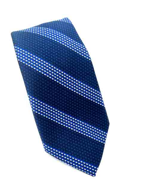 Navy Fine Spot Tie