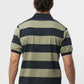 Navy Sage Cotton Polo