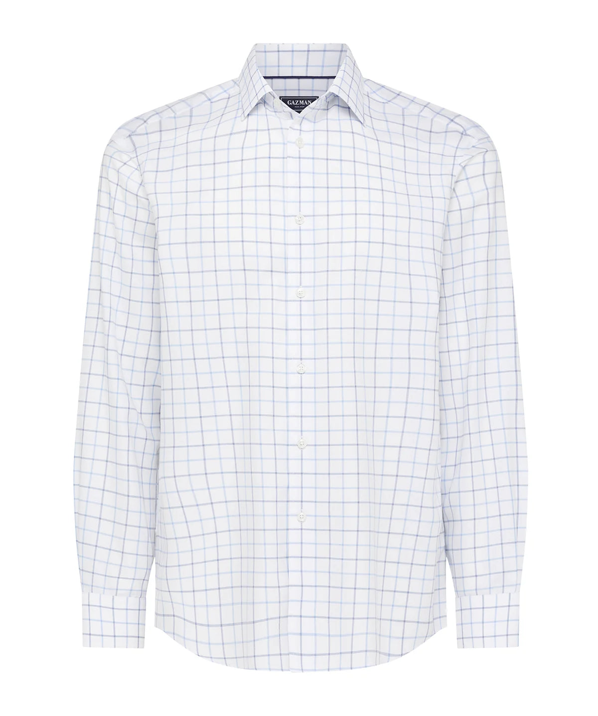 White Non Iron Twill Check