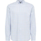 Sky Blue Easy Care Multi Check Shirt