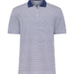 Dark Navy Gazflex Stripe Polo