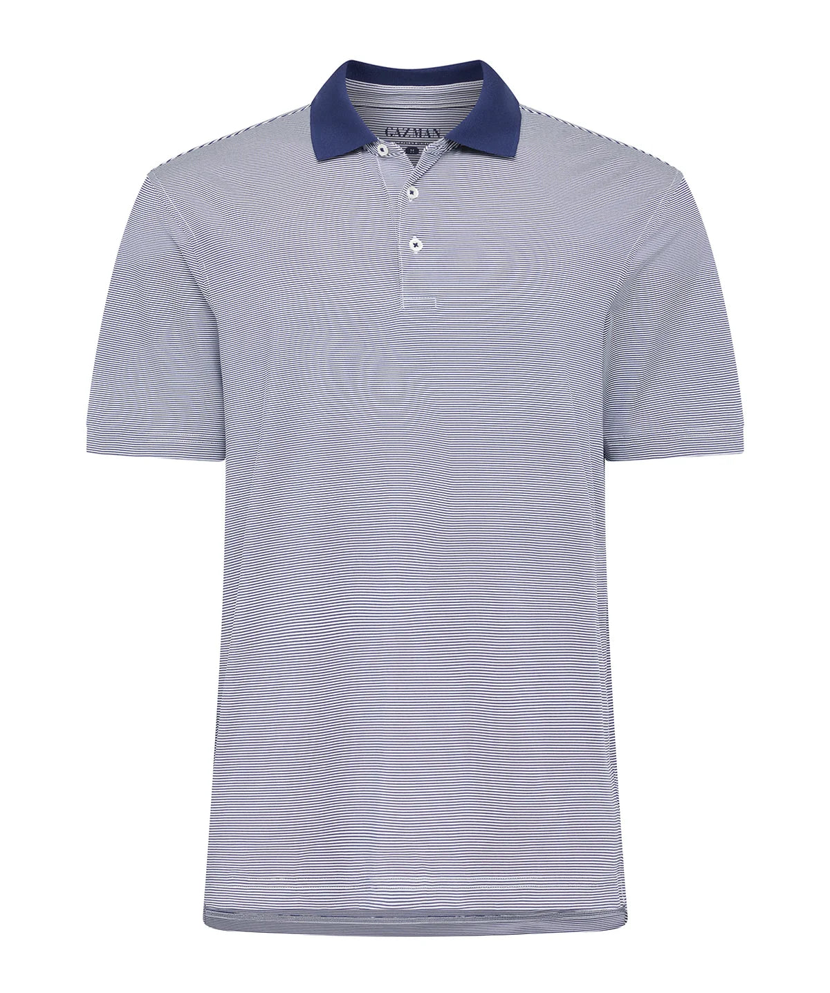 Dark Navy Gazflex Stripe Polo