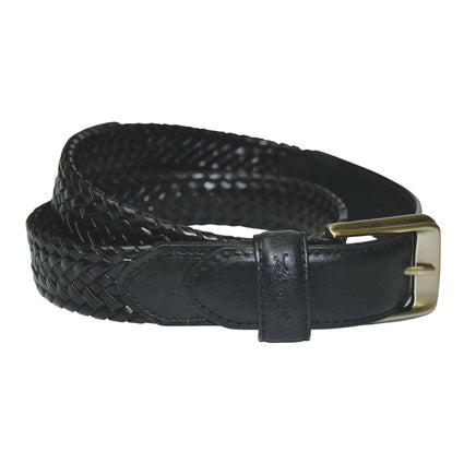 Black Harry Braided Belt