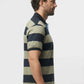 Navy Sage Cotton Polo