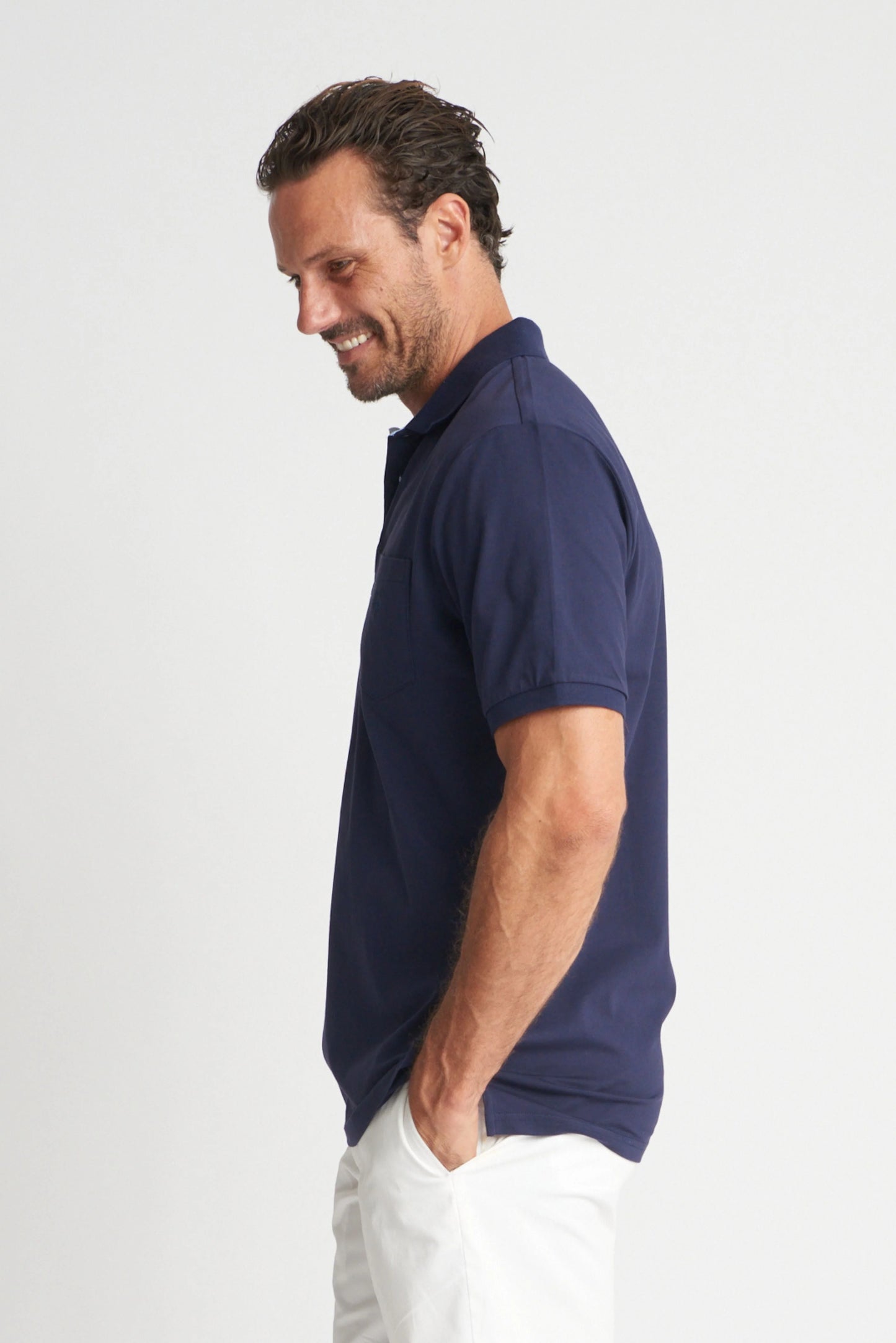 Plain Navy Polo