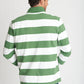 Green & White Stripe Rugby