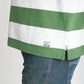 Green & White Stripe Rugby