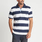 Navy White Stripe Polo