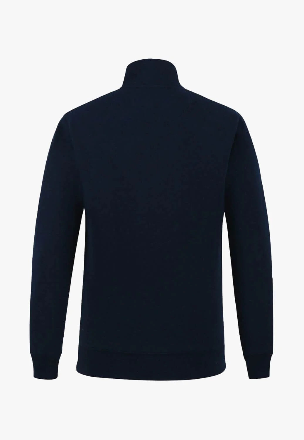Navy Quarter Zip Fleece Jumper