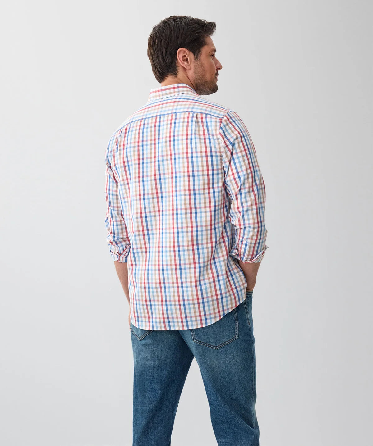 Multi Check Easy Care Long Sleeve Shirt