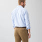 Blue Non Iron Twill Check Long Sleeve Shirt