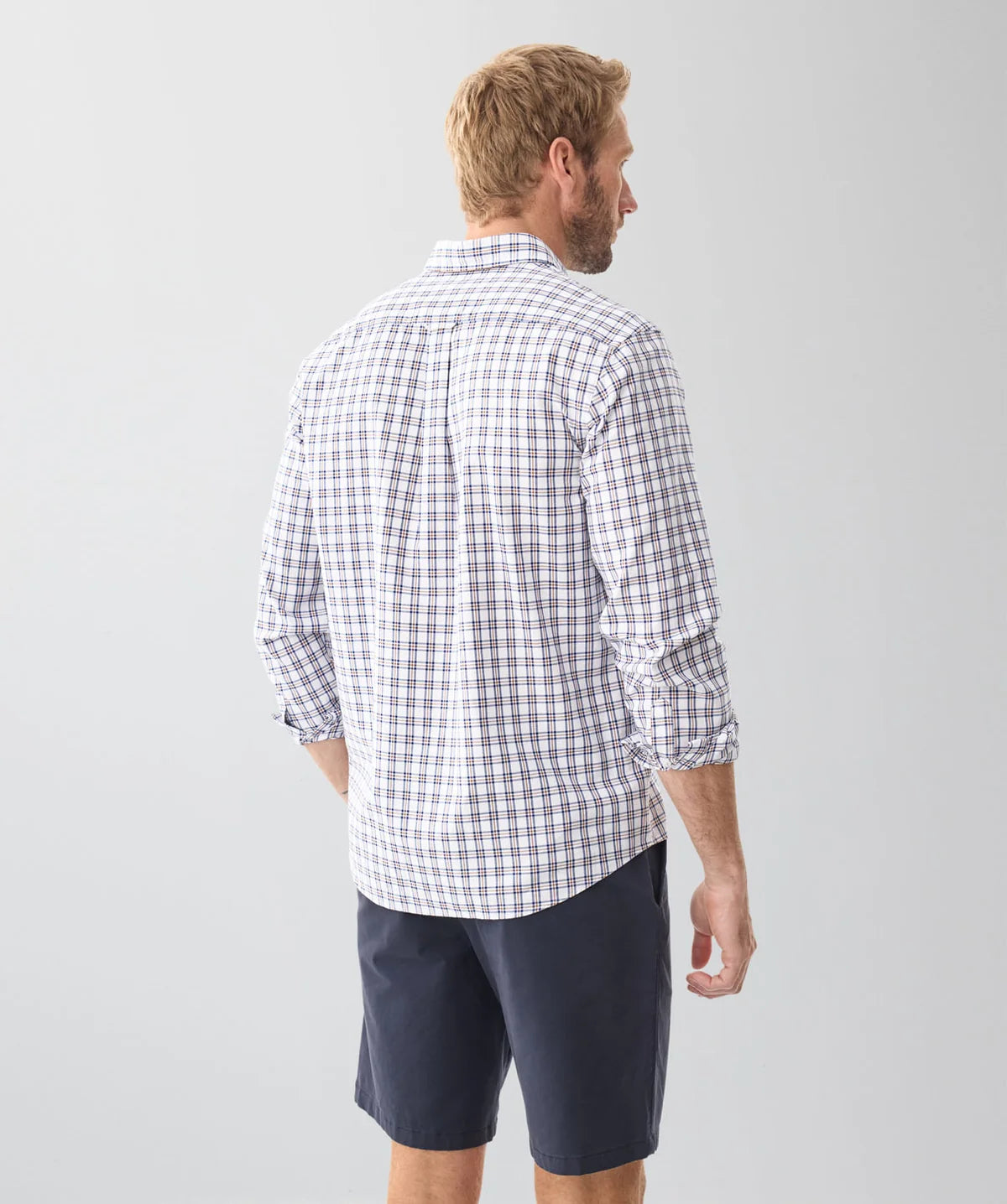 Casual Multi Check Long Sleeve Shirt