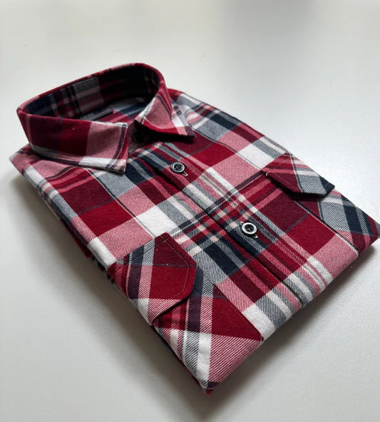 Red Check Flannelette Shirt