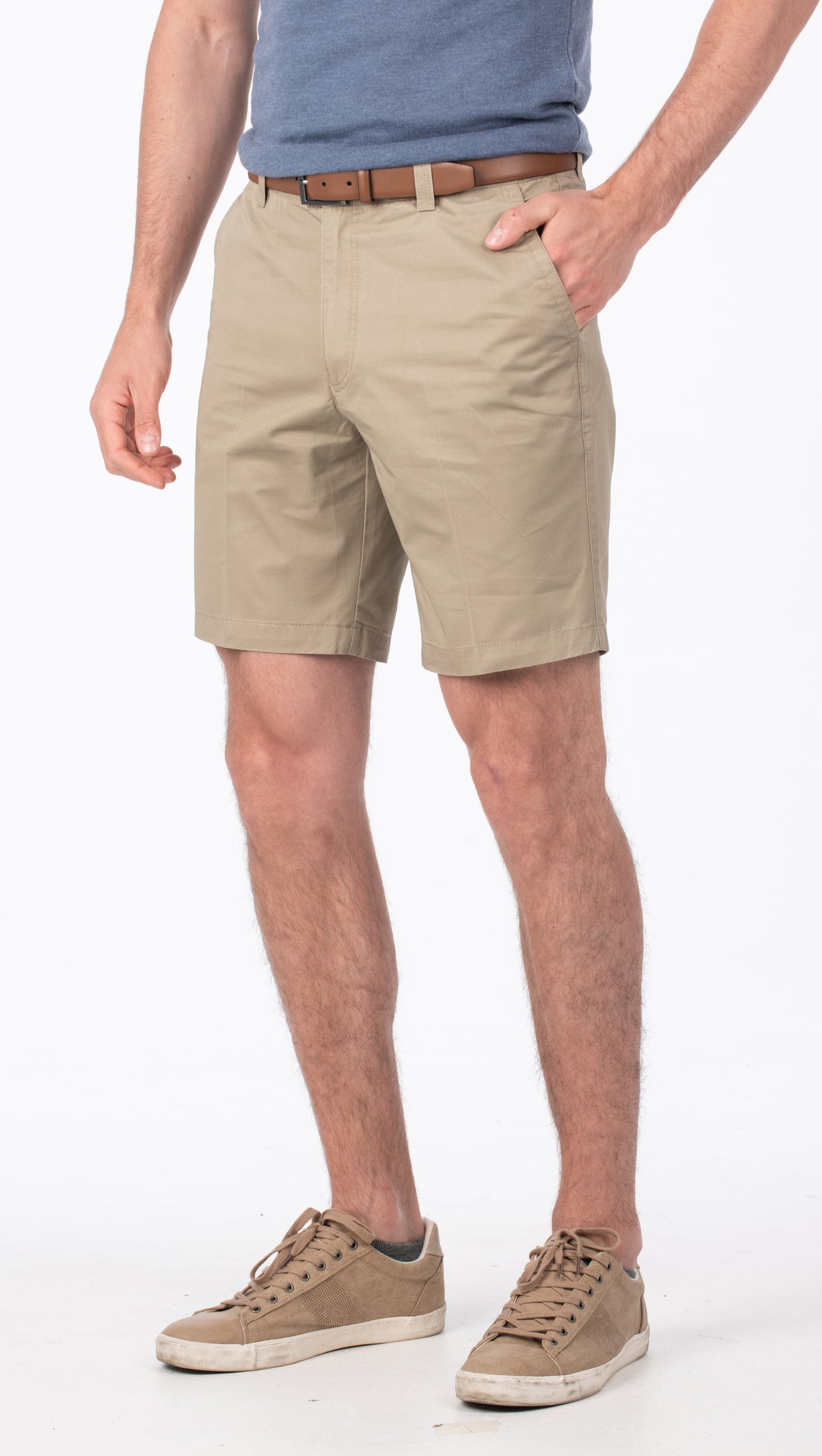 Mitchell Taupe Walk Shorts