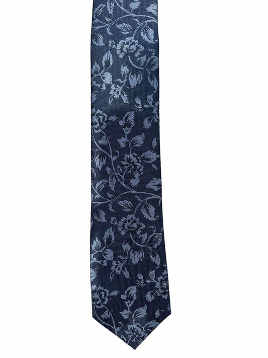 Charcoal Paisley Tie