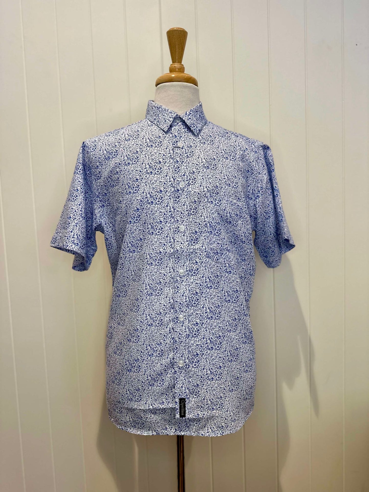 Cobalt Leaf Shirt