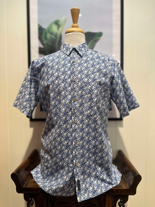 Blue Island Cotton Shirt